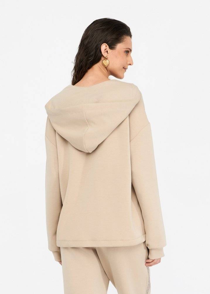 LIU JO STRETCH SCUBA HOODIE