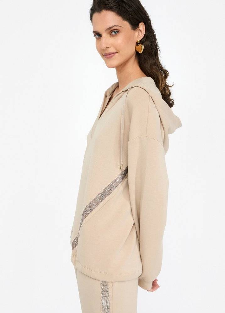 LIU JO STRETCH SCUBA HOODIE