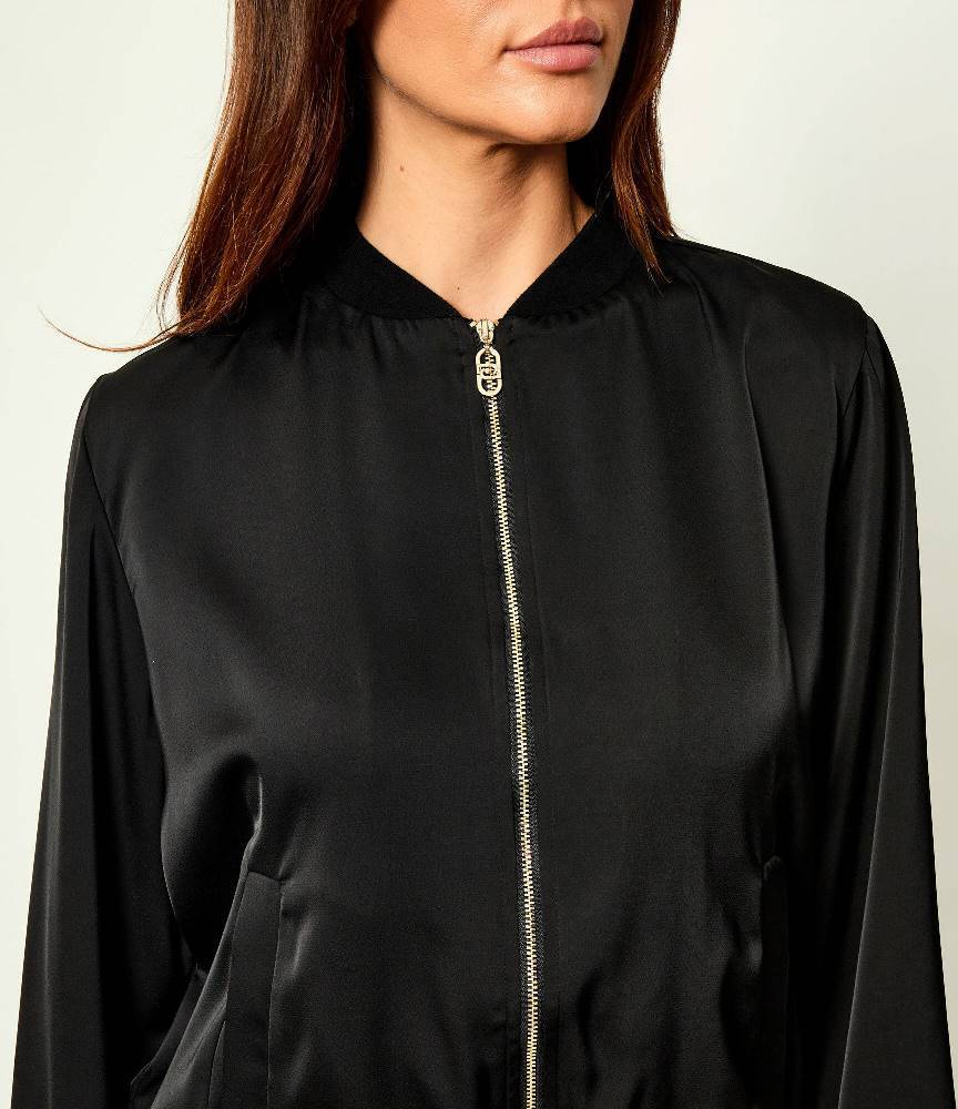 LIU JO SATIN BOMBER JACKET