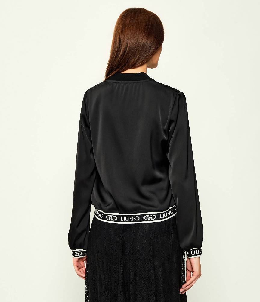 LIU JO SATIN BOMBER JACKET