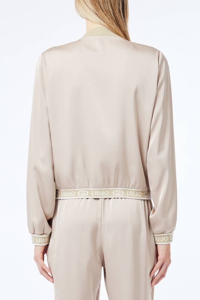 LIU JO SATIN BOMBER JACKET
