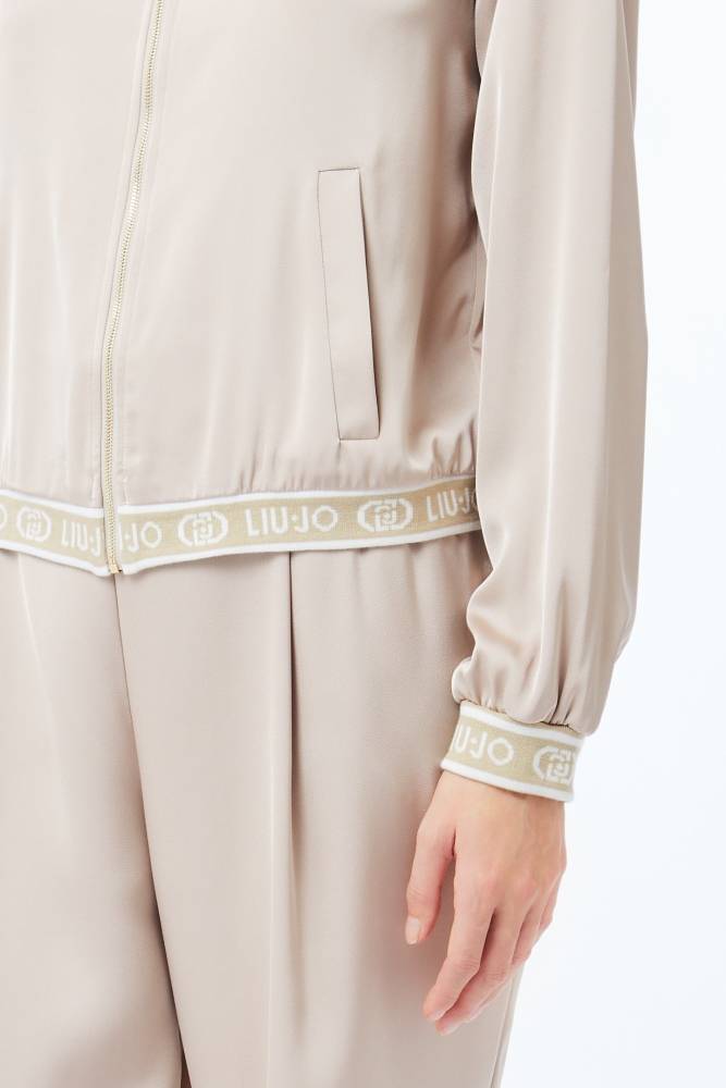 LIU JO SATIN BOMBER JACKET