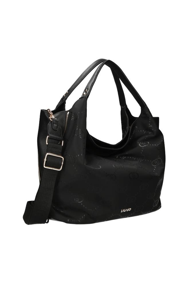 LIU JO LARGE NYLON HOBO BAG