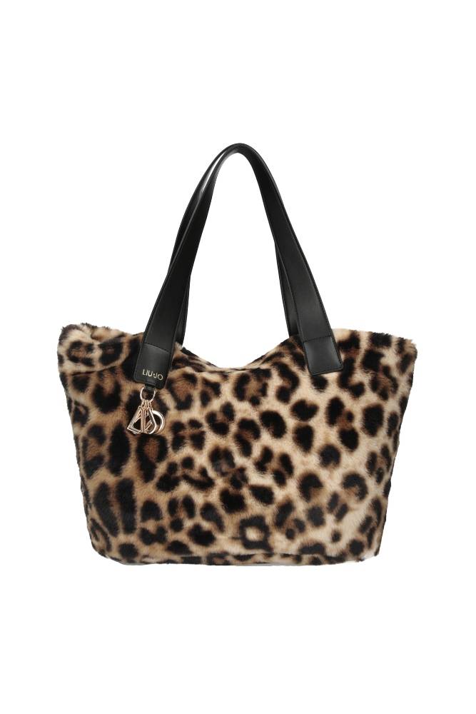 LIU JO LARGE FAUX FUR HOBO BAG