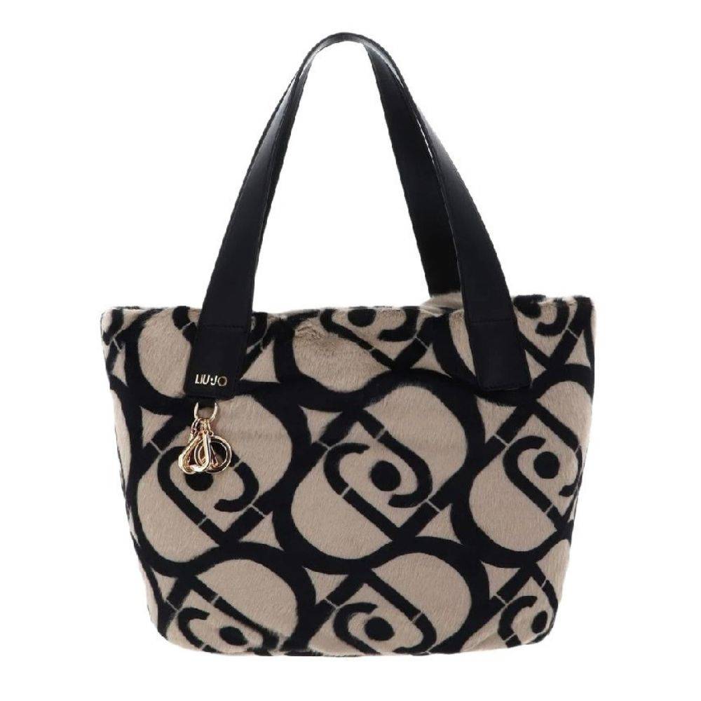 LIU JO LARGE FAUX FUR HOBO BAG