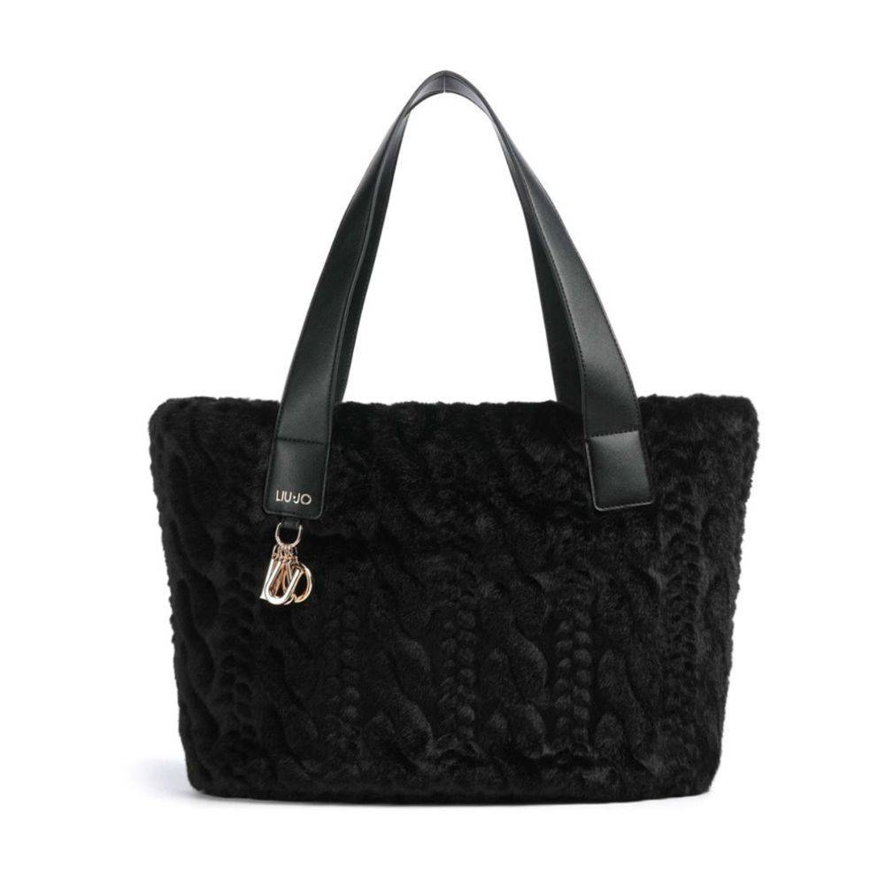 LIU JO LARGE FAUX FUR HOBO BAG