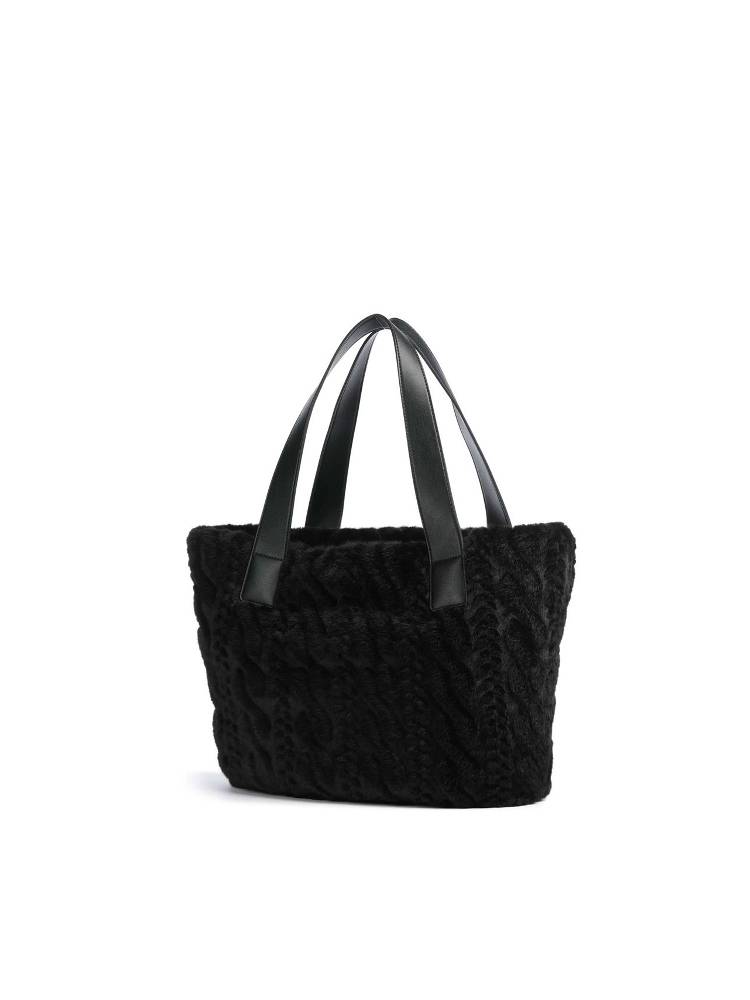 LIU JO LARGE FAUX FUR HOBO BAG