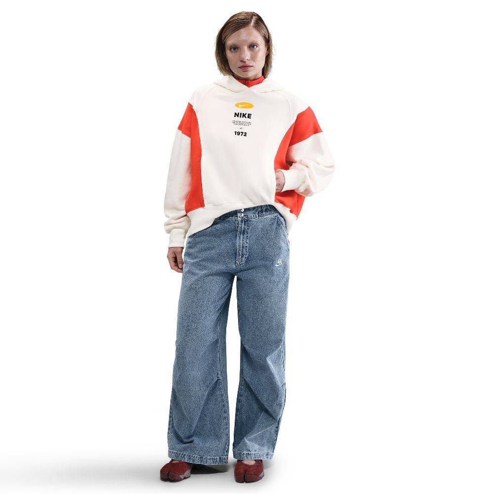 NIKE WOMENS PHOENIX REMIX OVERSIZED HOODIE