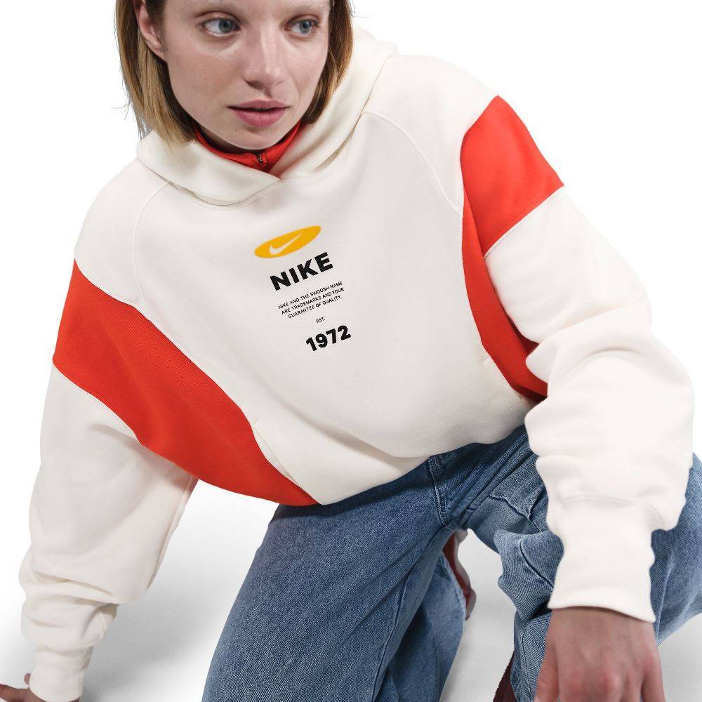 NIKE WOMENS PHOENIX REMIX OVERSIZED HOODIE