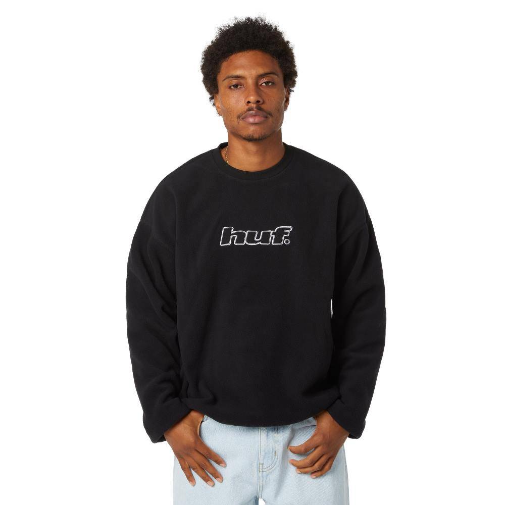 HUF H DOT POLAR FLEECE CREWNECK