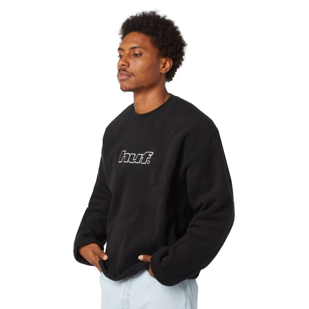 HUF H DOT POLAR FLEECE CREWNECK
