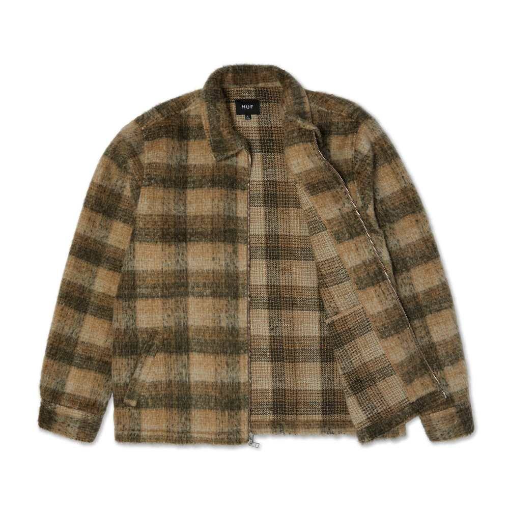 HUF MEGABLAST PLAID JACKET