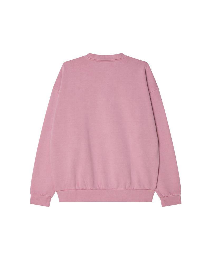 OBEY LOWERCASE PIGMENT CREW FLEECE