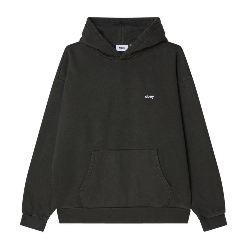 OBEY LOWERCASE PIGMENT HOOD FLEECE