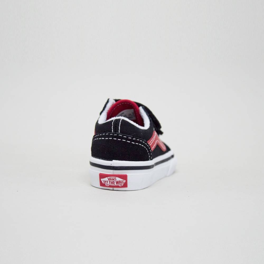 VANS TODDLER OLD SKOOL VELCRO SHOES (1-4 YEARS)