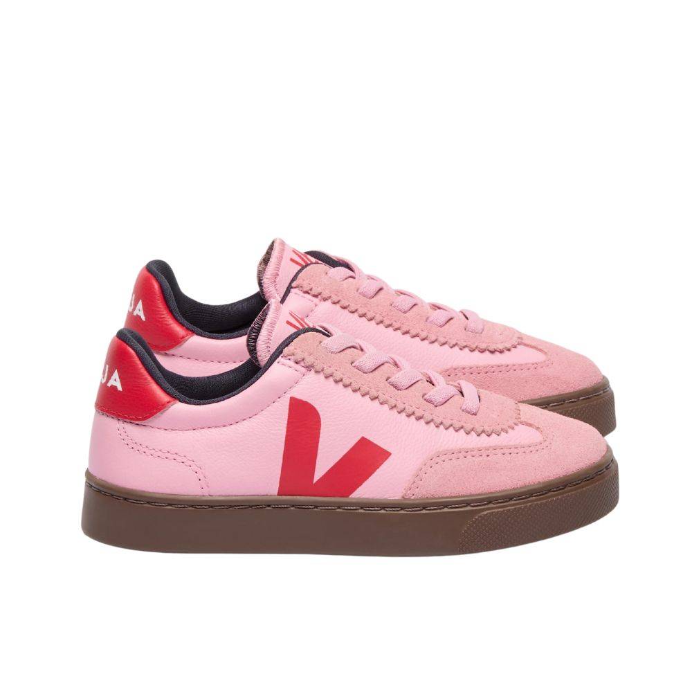VEJA VOLLEY ORGANIC TRACED LEATHER INFANT