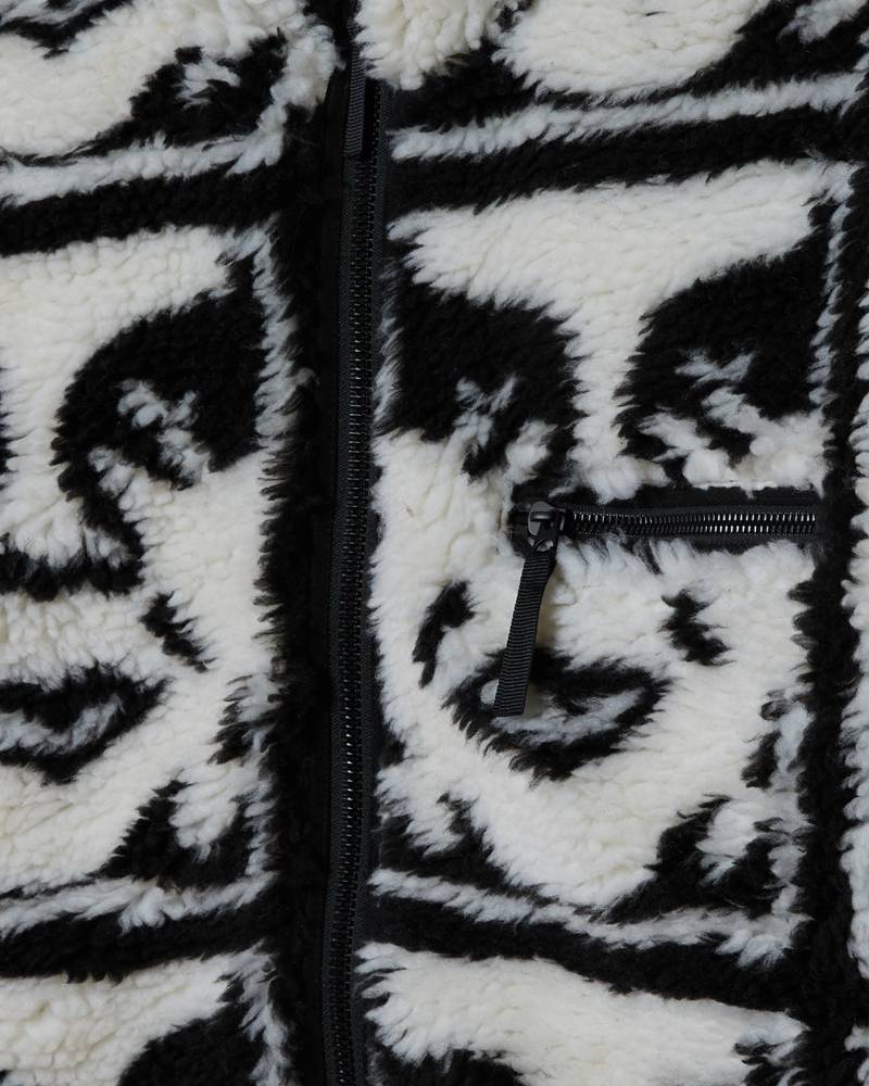 OBEY REPEATED ICON SHERPA JACKET