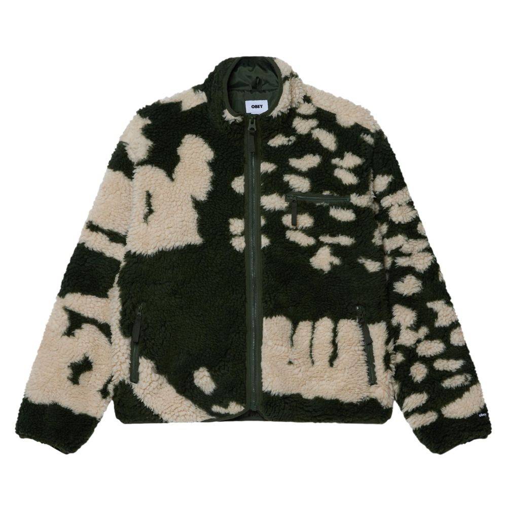 OBEY SHAGGY SHERPA JACKET