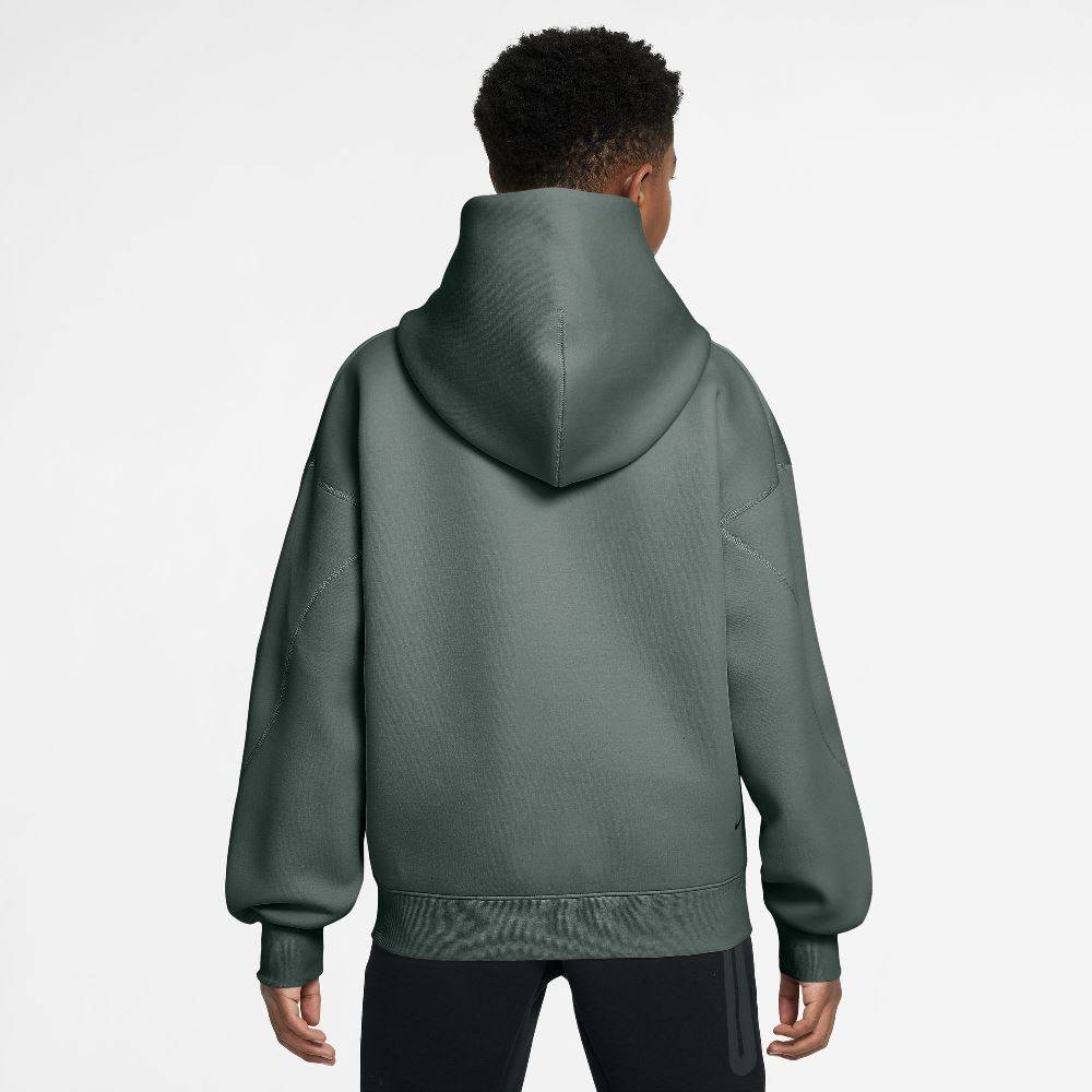 NIKE BOYS TECH FLEECE OVERSIZED PULLOVER HOODIE