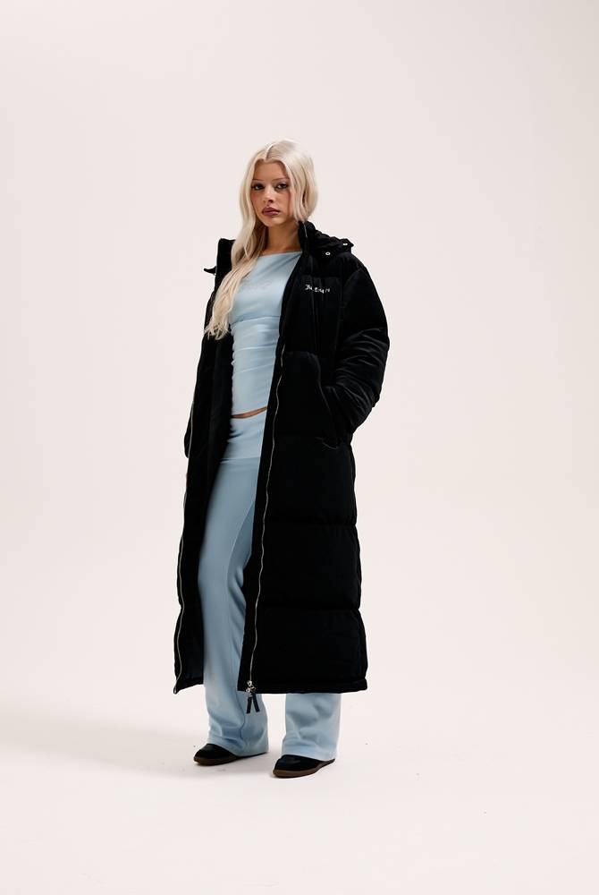 JUICY COUTURE CENTURY LONGLINE PUFFA JACKET