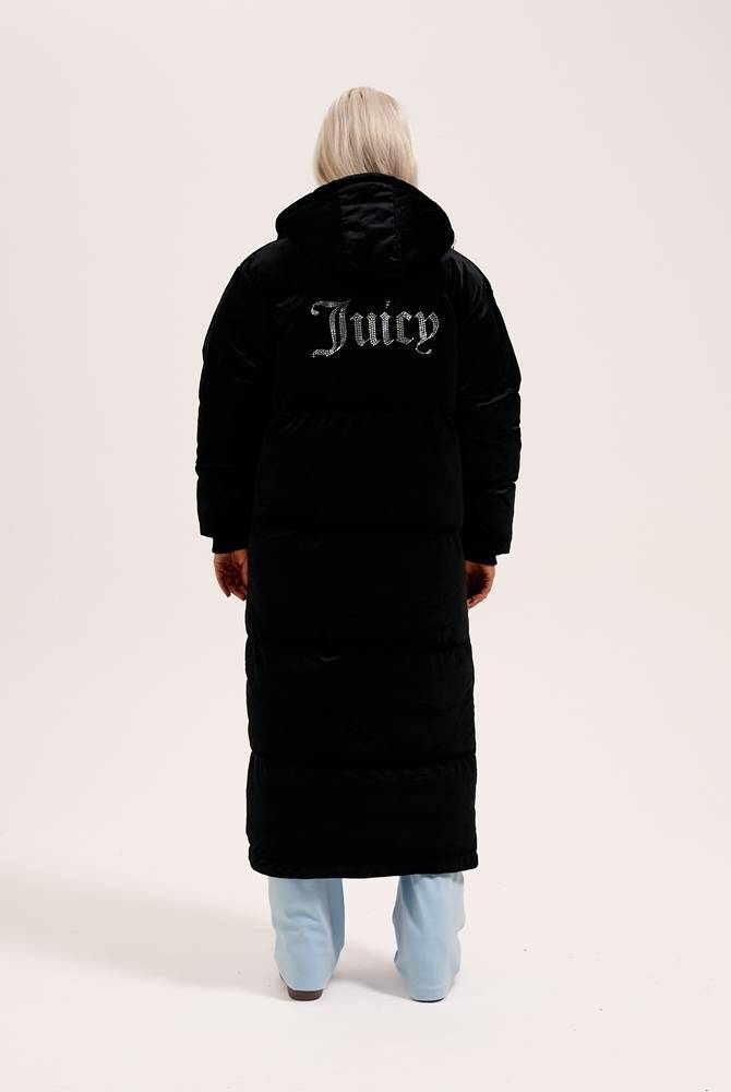 JUICY COUTURE CENTURY LONGLINE PUFFA JACKET