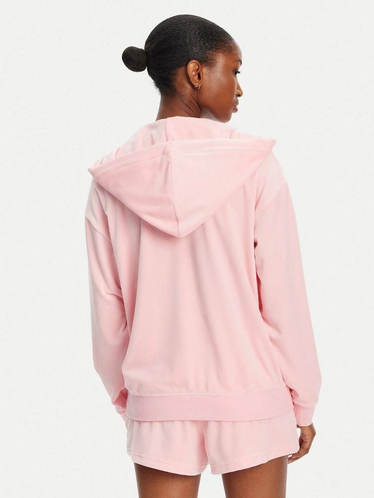 JUICY COUTURE HALAN OVERSIZED ZIP THRU HOODIE