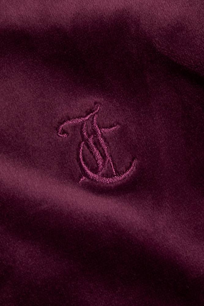 JUICY COUTURE ROBERTSON CLASSIC VELOUR ZIP HOODIE