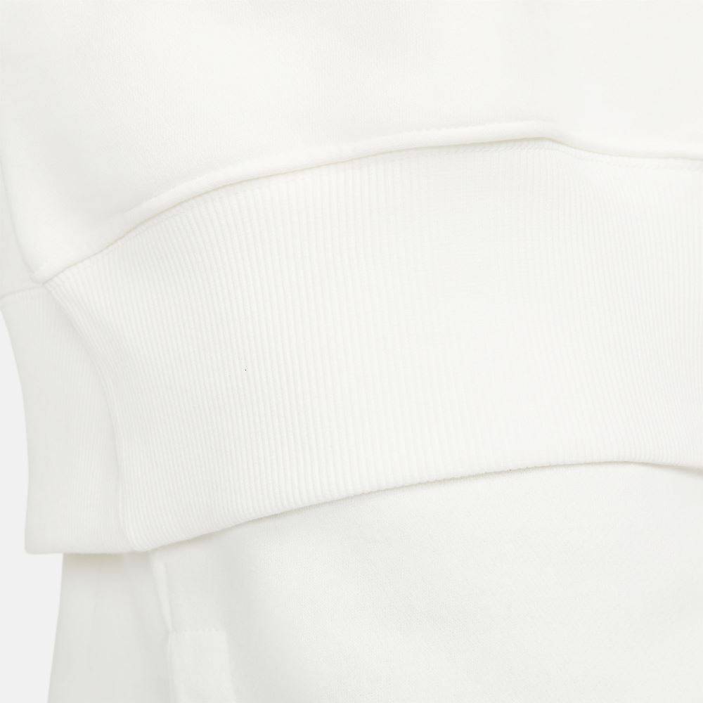 NIKE WOMENS PHOENIX FLEECE 1/2 ZIP CROP SWEATSHIRT