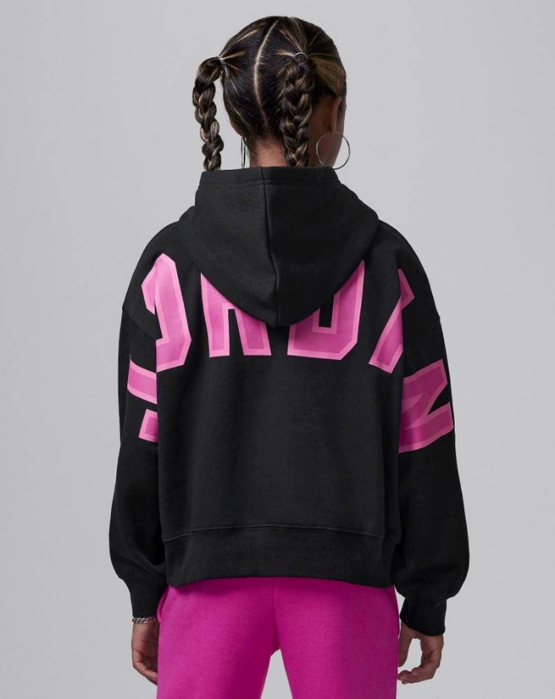 NIKE JORDAN GIRLS BLUE JEANS & BLING PO HOOD