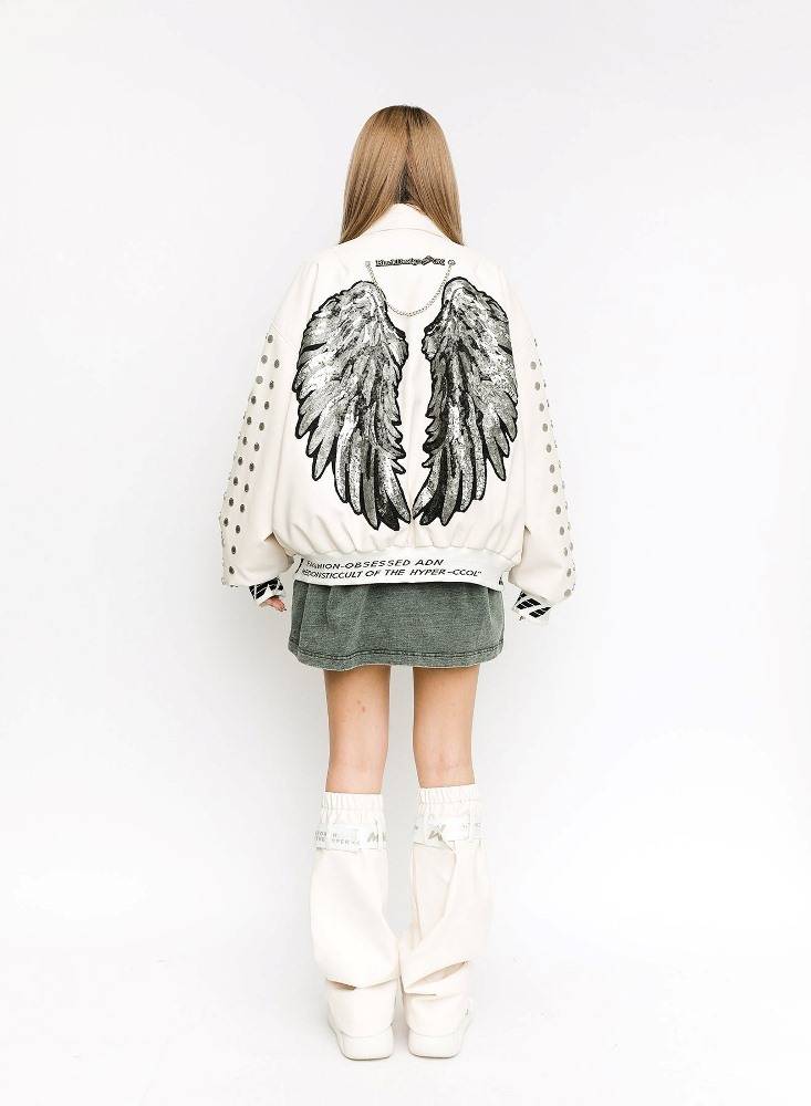 MWM WINGS PU LEATHER JACKET