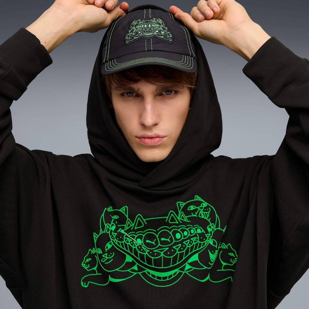 PUMA X RIPNDIP BOXY GRAPHIC HOODIE TR