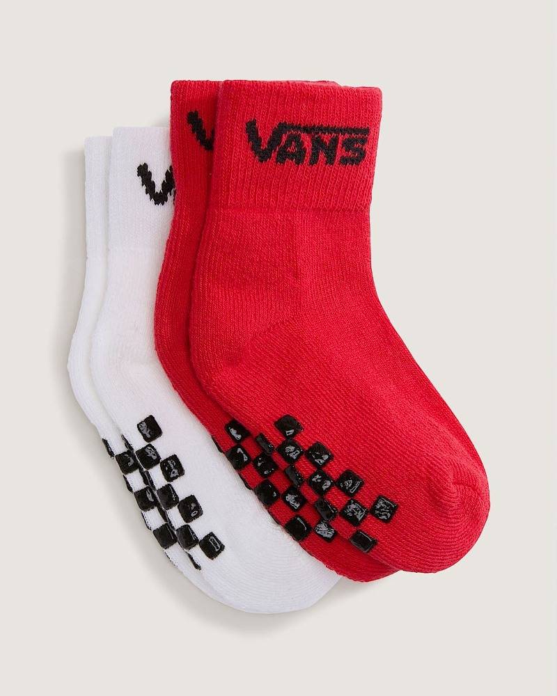 VANS INFANT CLASSIC CREW SOCKS 2-PACK