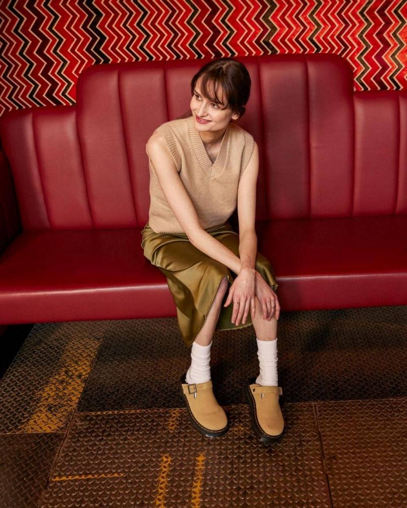 DR MARTENS ZEBZAG MULE EH SUEDE MB