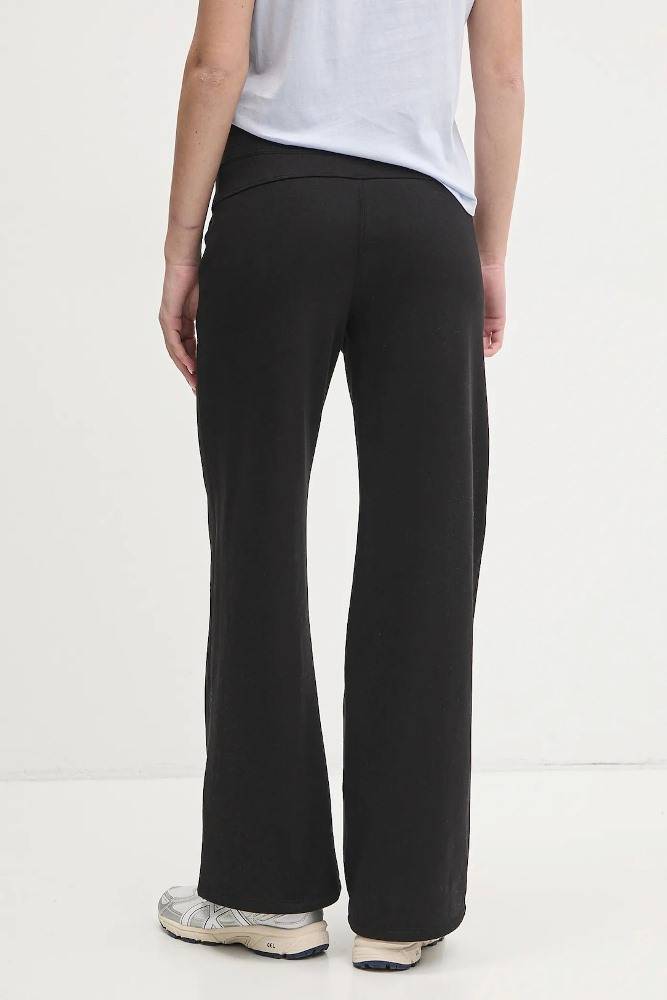 DKNY EXTRA HIGH RISE WIDE LEG SWEATPANT