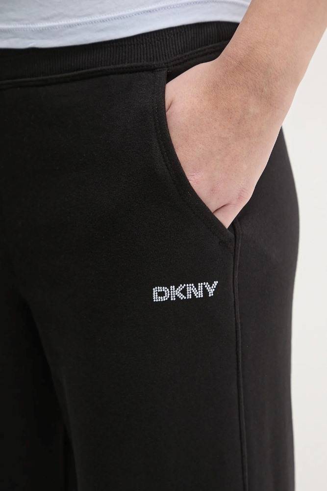 DKNY EXTRA HIGH RISE WIDE LEG SWEATPANT