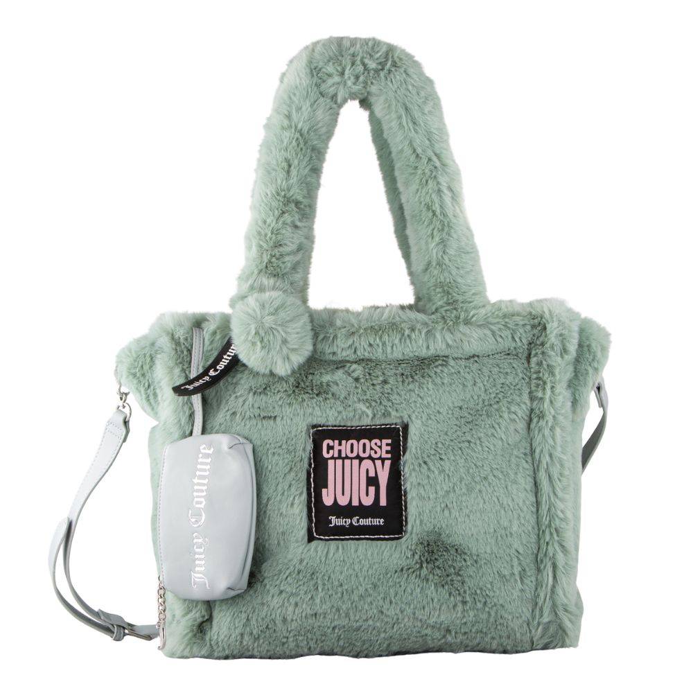 JUICY COUTURE IRIS FAUX FUR LARGE SHOPPING (37X18X30)