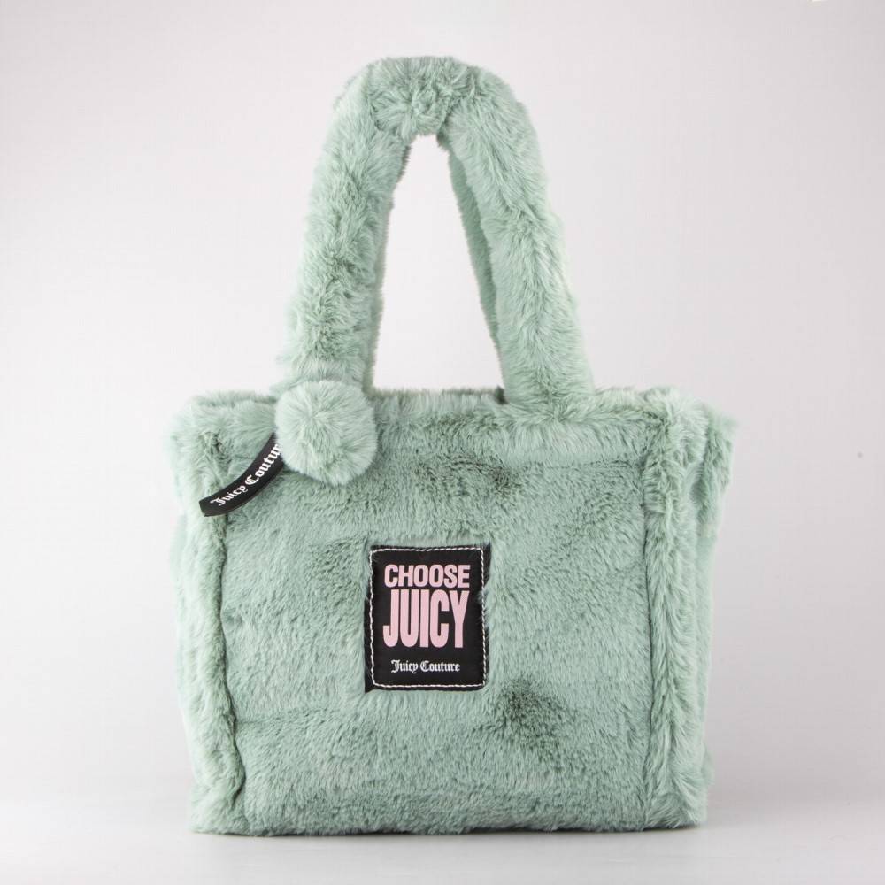 JUICY COUTURE IRIS FAUX FUR LARGE SHOPPING (37X18X30)