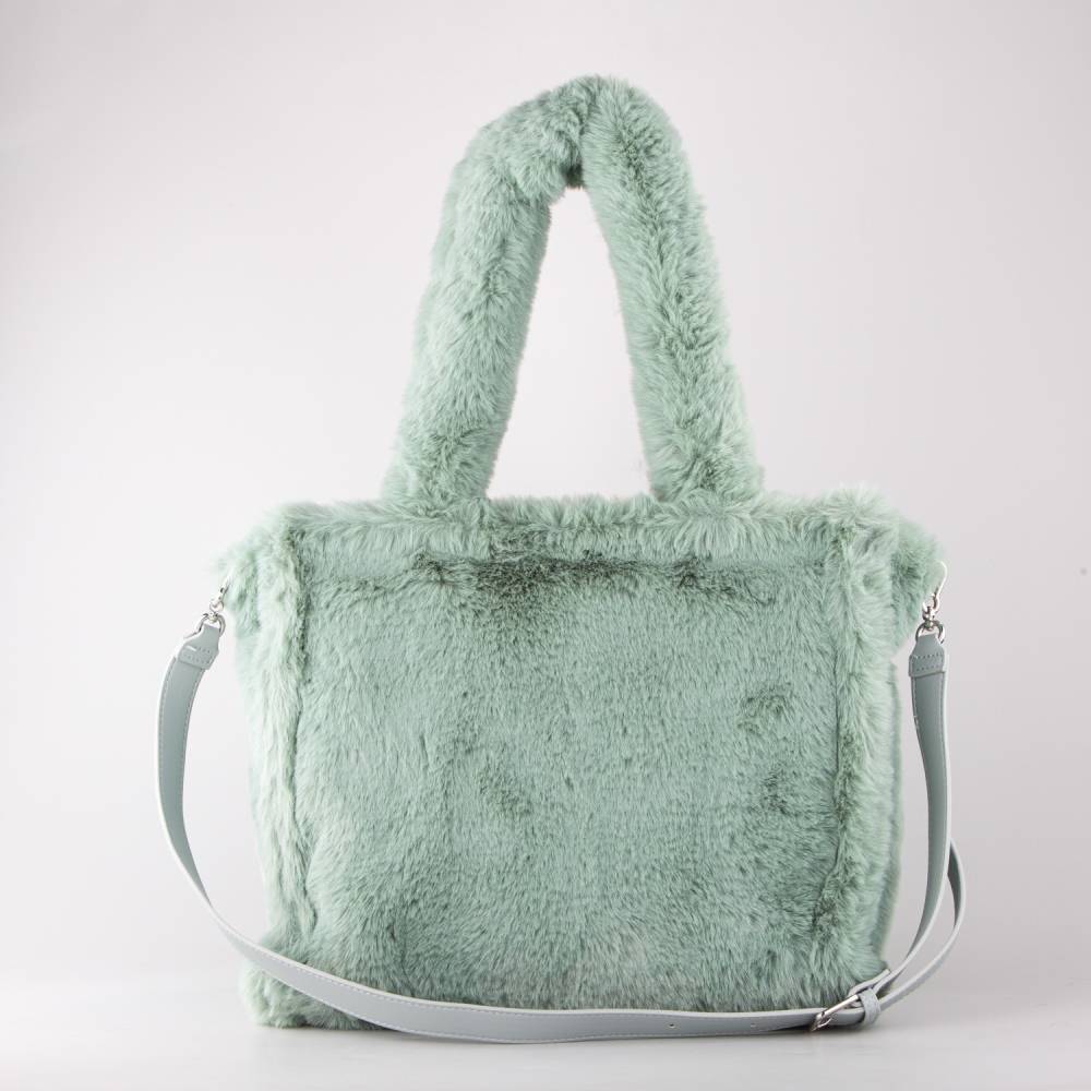 JUICY COUTURE IRIS FAUX FUR LARGE SHOPPING (37X18X30)