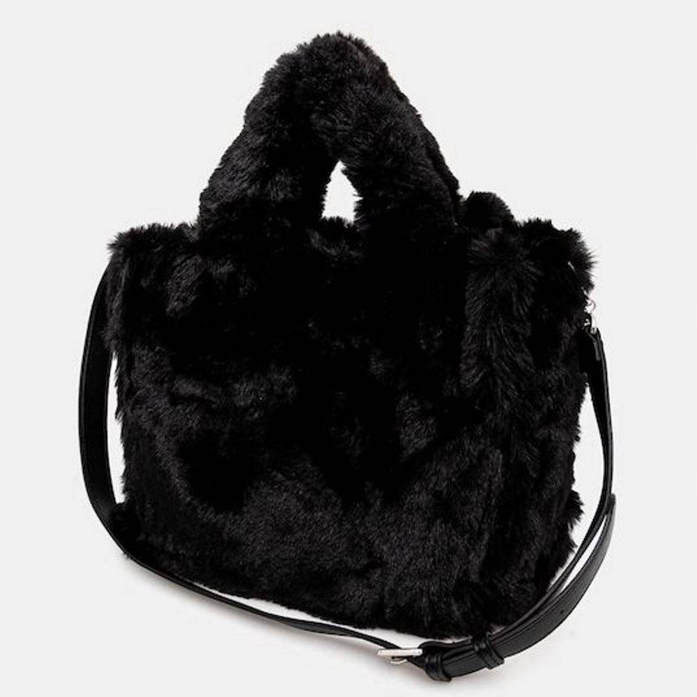 JUICY COUTURE IRIS FAUX FUR MEDIUM SHOPPING (32X16X24)
