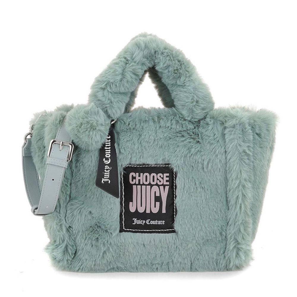 JUICY COUTURE IRIS FAUX FUR MEDIUM SHOPPING (32X16X24)