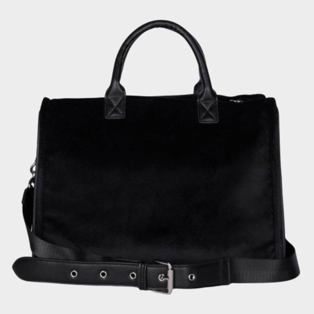 JUICY COUTURE IRIS VELVET RHINESTONES MEDIUM SHOPPING BAG (32X15X24)