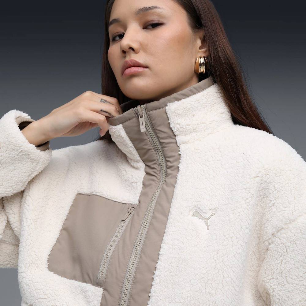 PUMA REVERSIBLE HYBRID SHERPA JACKET