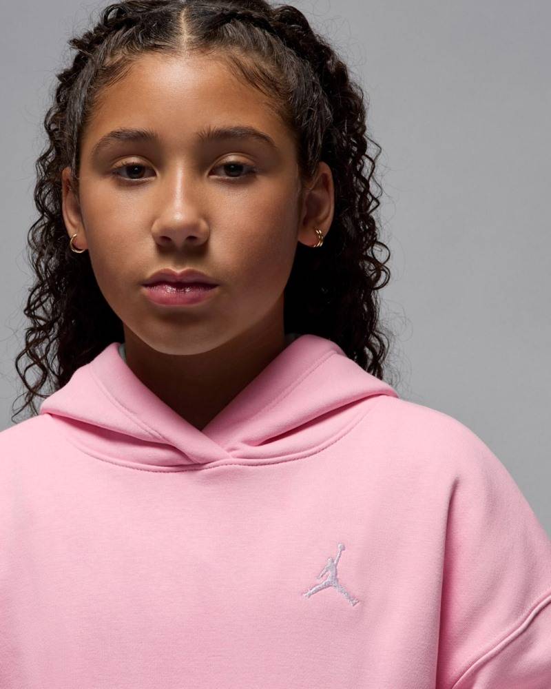 NIKE JORDAN GIRLS WJ BRKN FLC PO HOODIE