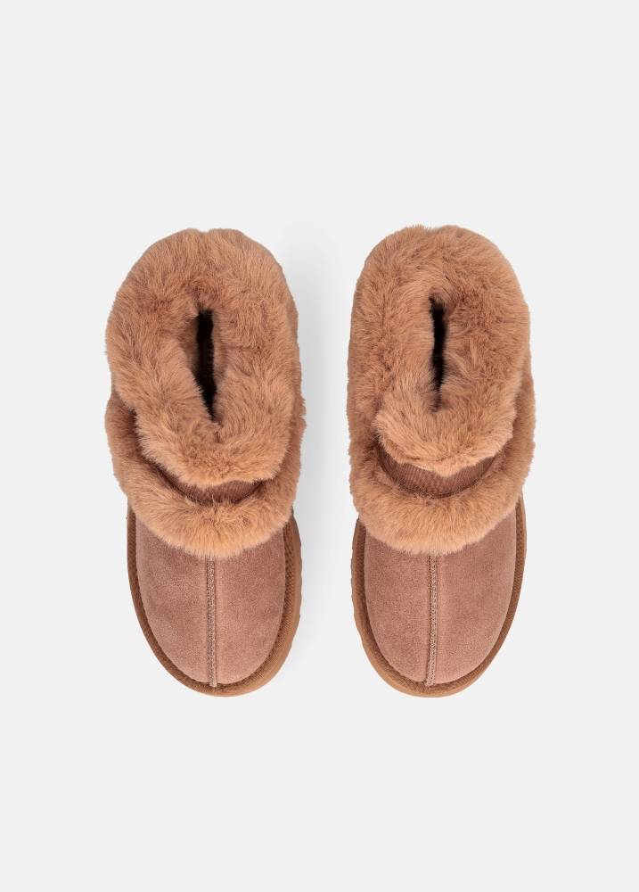 LIU JO JUNY - SUEDE WARM MULES