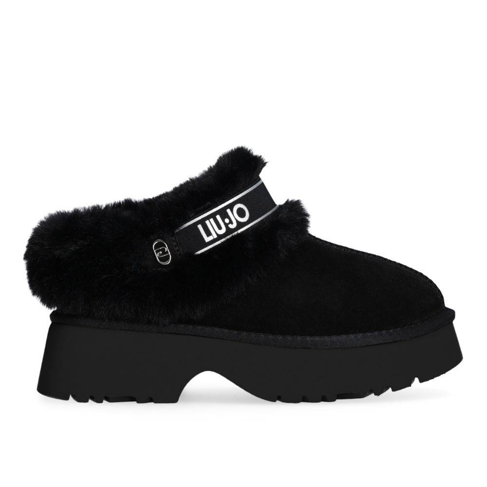 LIU JO JUNY - SUEDE WARM MULES