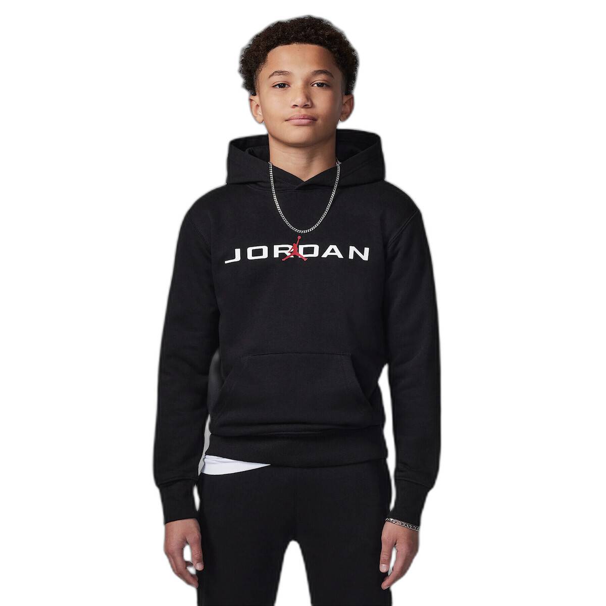 NIKE JORDAN BOYS MJ BASELINE PO HOODIE