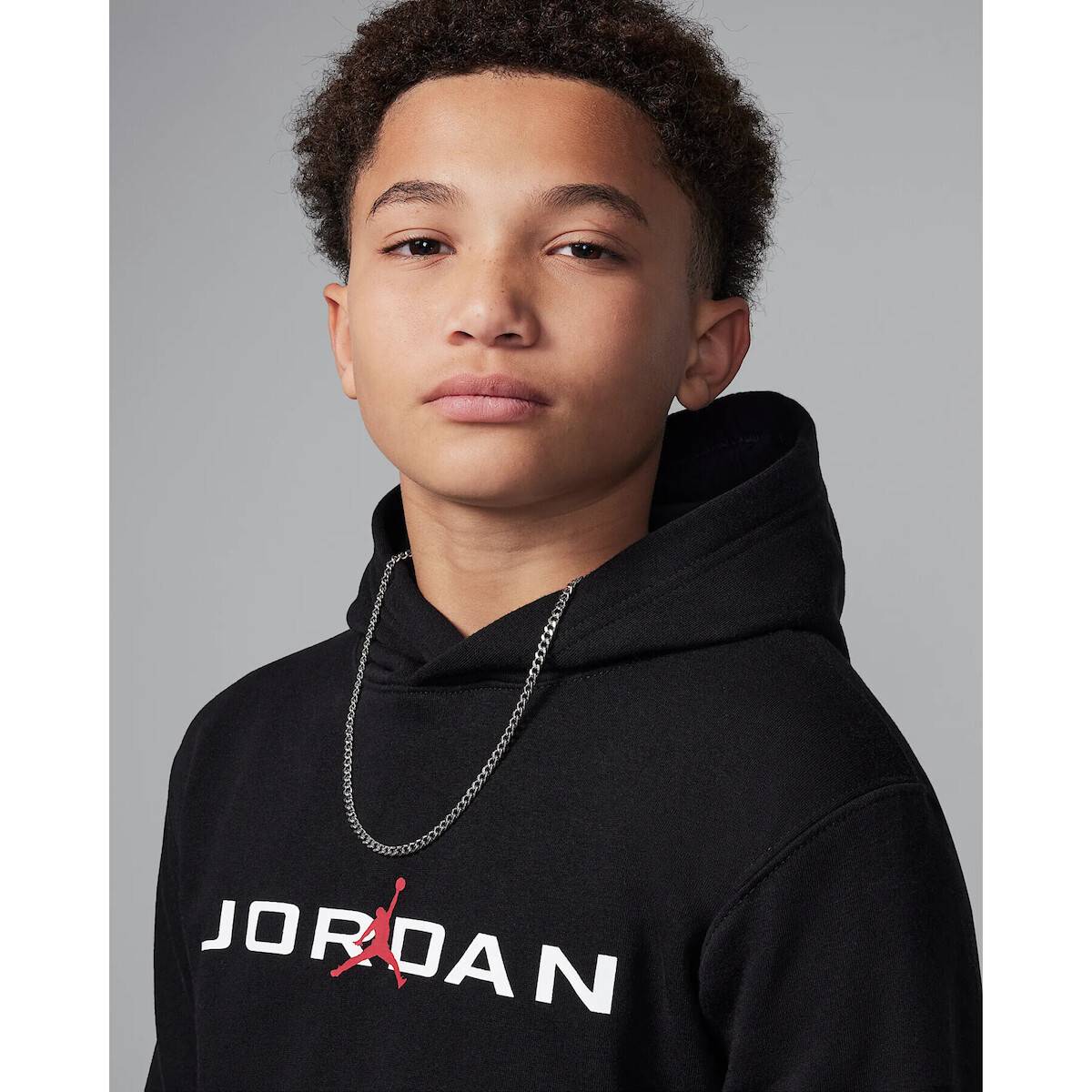 NIKE JORDAN BOYS MJ BASELINE PO HOODIE