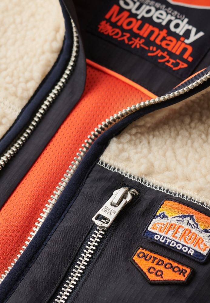SUPERDRY VINTAGE RETRO FULL ZIP FLEECE