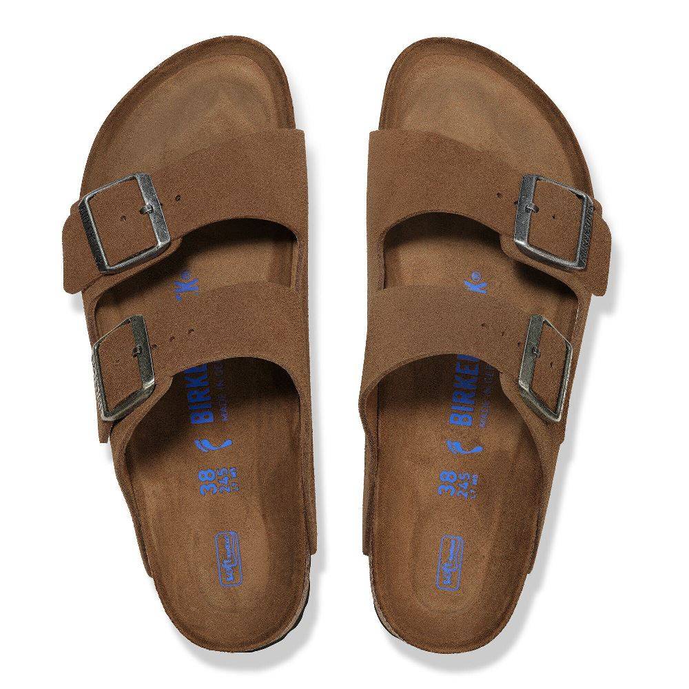 BIRKENSTOCK BOSTON SOFT FOOTBED SUEDE LEATHER NARROW