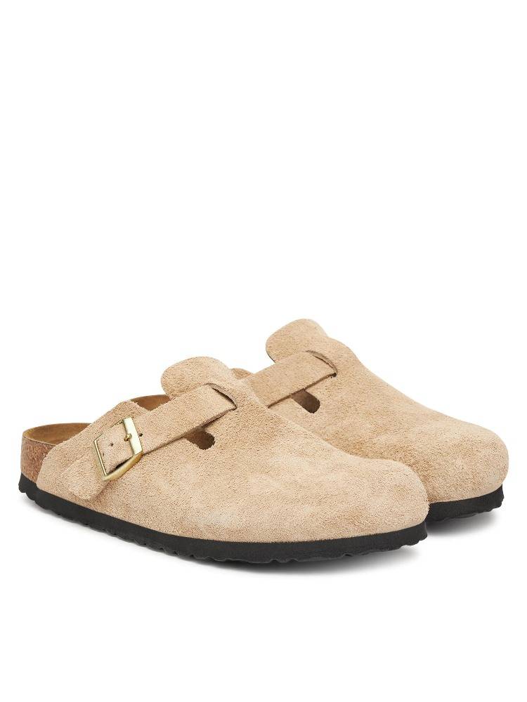 BIRKENSTOCK BOSTON SOFT FOOTBED SUEDE LEATHER NARROW
